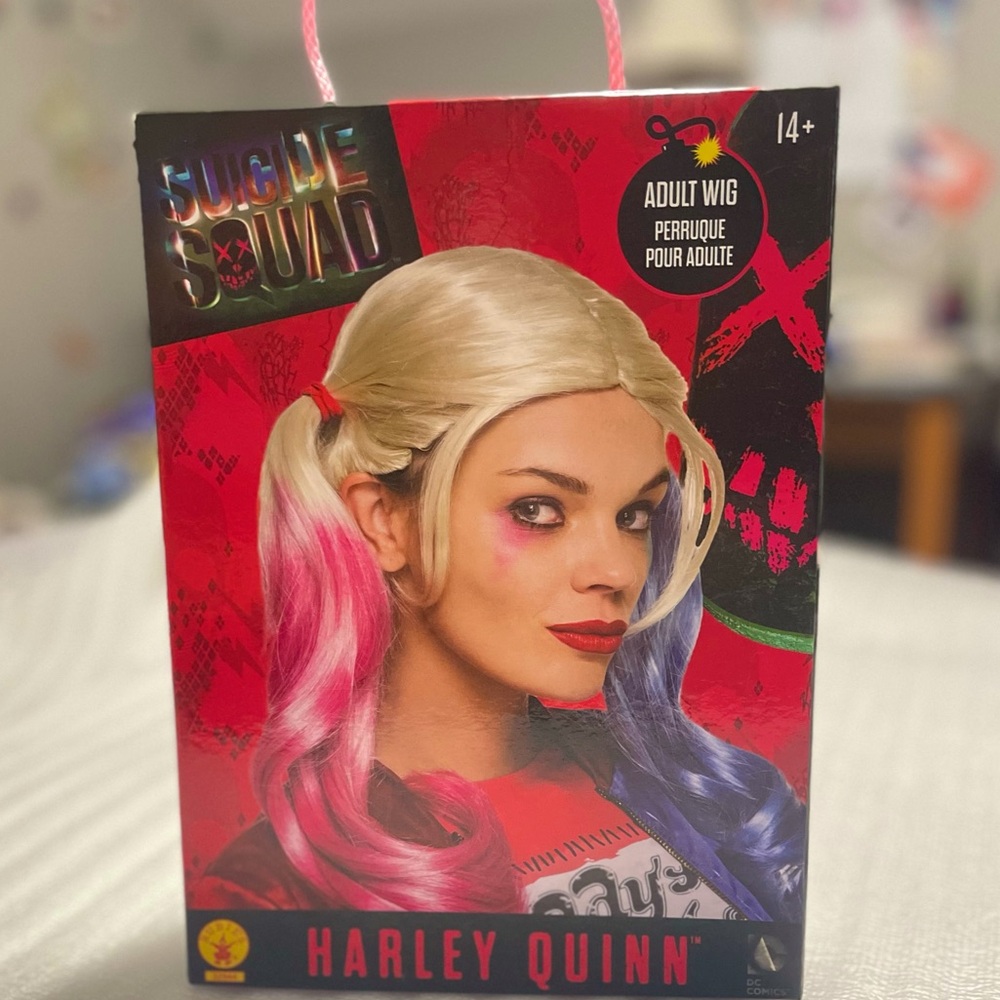Suicide Squad Adult Harley Quinn Wig - Standard Size With Original Box